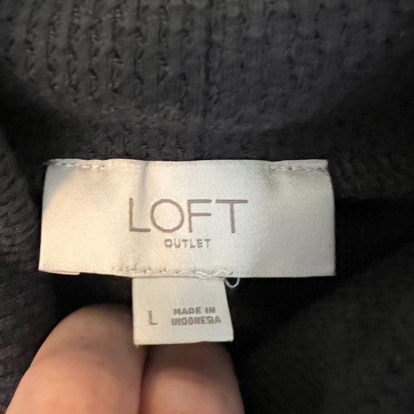 LOFT outlet Textured Turtleneck - Picture 3 of 3